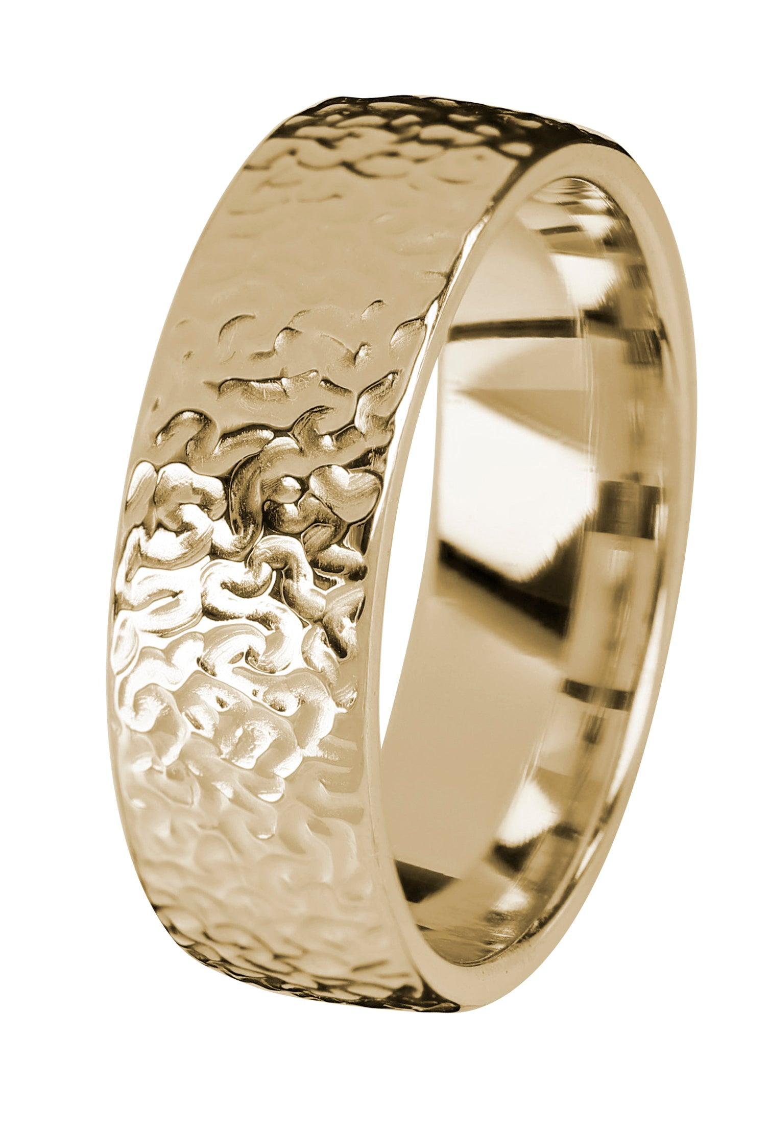 003-816 Kohinoor Duetto Frost keltakulta sormus - Puustjärven Kello & Kulta