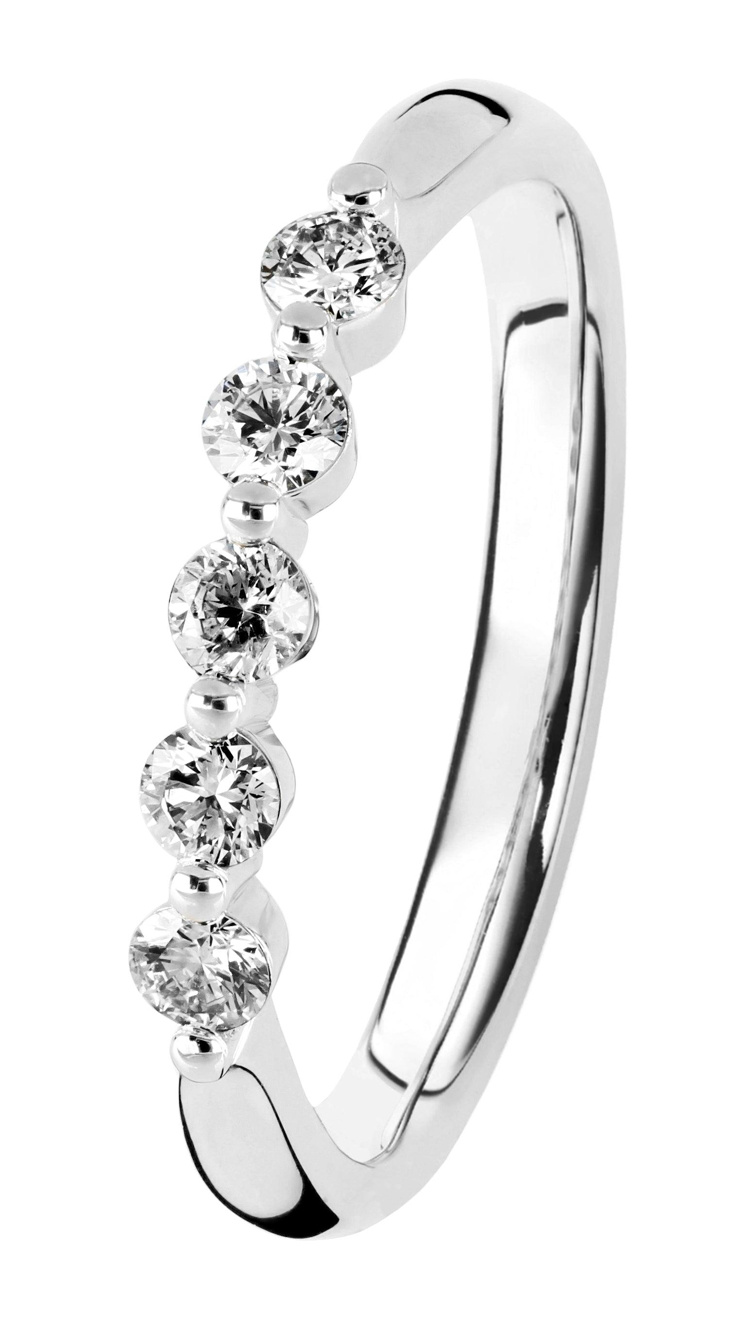 033-232V-25 Kohinoor Dahlia timanttisormus - Puustjärven Kello & Kulta