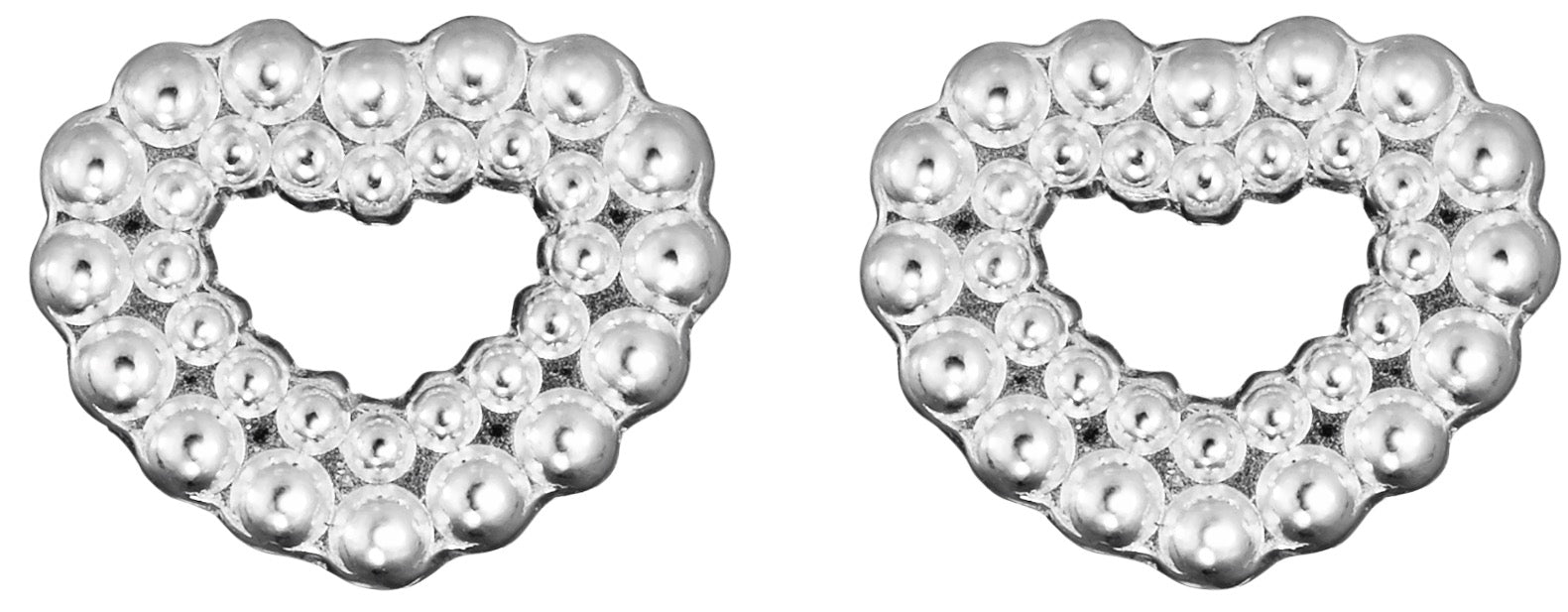 Kalevala koru valoisa sydän hopea korvakorut
