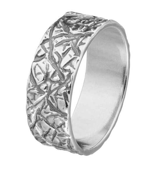 Kalevala koru Elämän roihu sormus hopea 6911