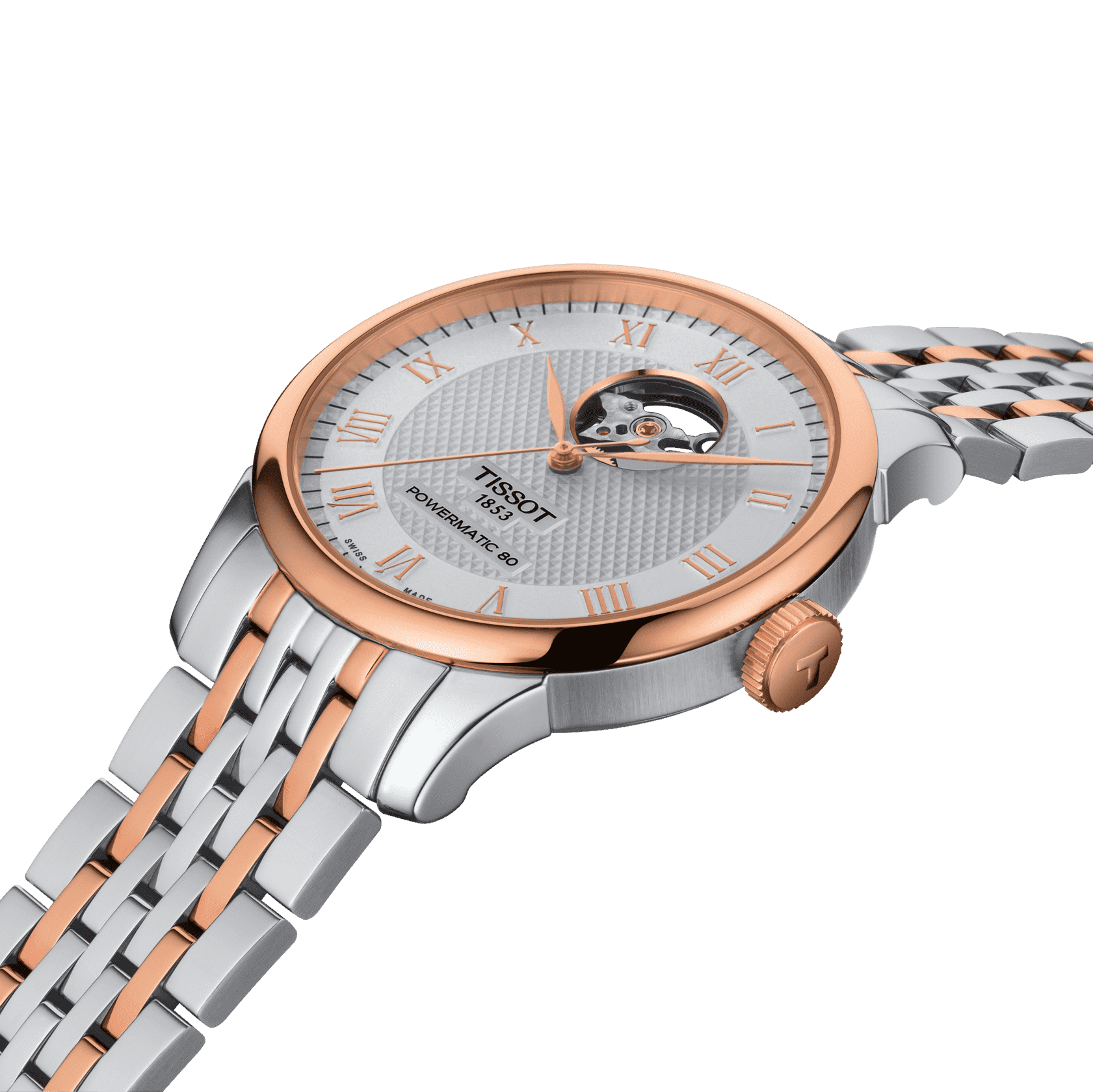 Tissot Le Locle Powermatic 80 Open Heart - miesten rannekello T0064072203302 - Puustjärven Kello & Kulta