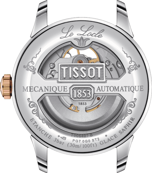 Tissot Le Locle Powermatic 80 Open Heart - miesten rannekello T0064072203302 - Puustjärven Kello & Kulta