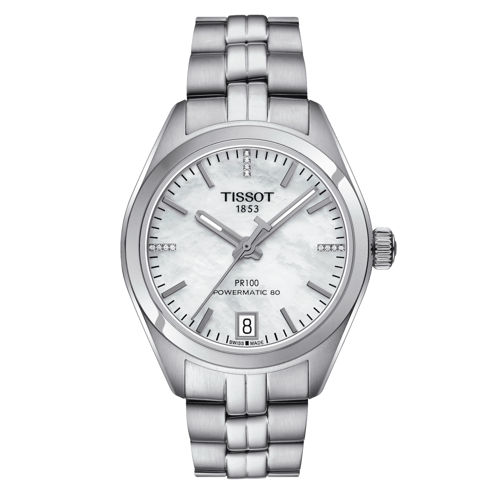 Tissot PR 100 Powermatic 80 Lady - naisten rannekello T1012071111600 - Puustjärven Kello & Kulta