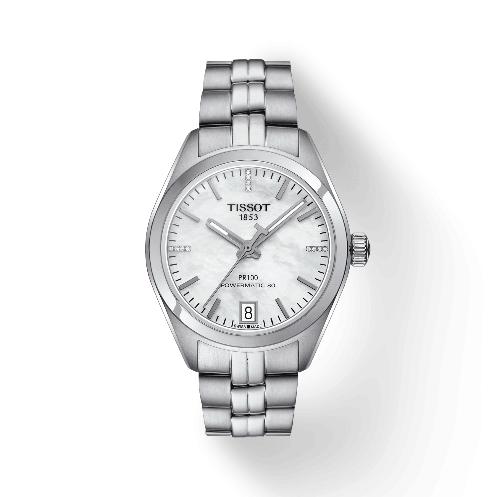 Tissot PR 100 Powermatic 80 Lady - naisten rannekello T1012071111600 - Puustjärven Kello & Kulta