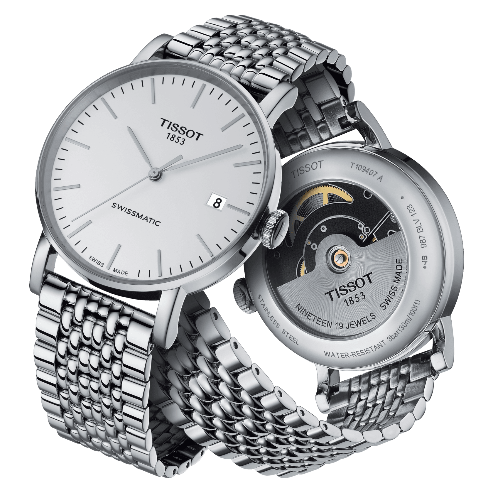 Tissot Everytime Swissmatic - miesten rannekello T1094071103100 - Puustjärven Kello & Kulta