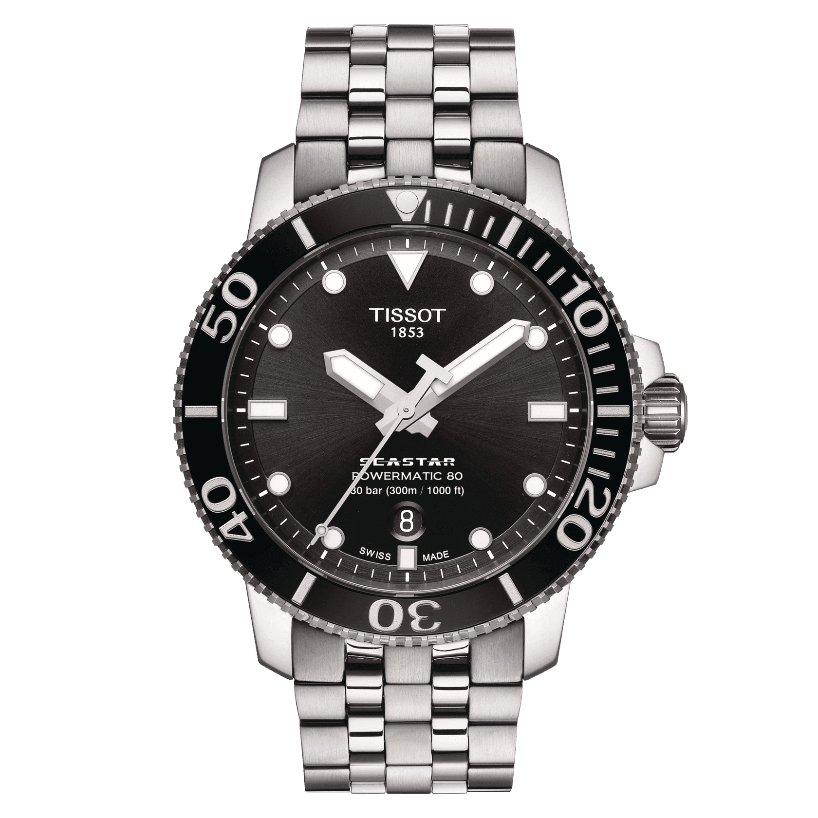 Tissot Seastar 1000 Powermatic 80 - miesten rannekello T1204071105100 - Puustjärven Kello & Kulta