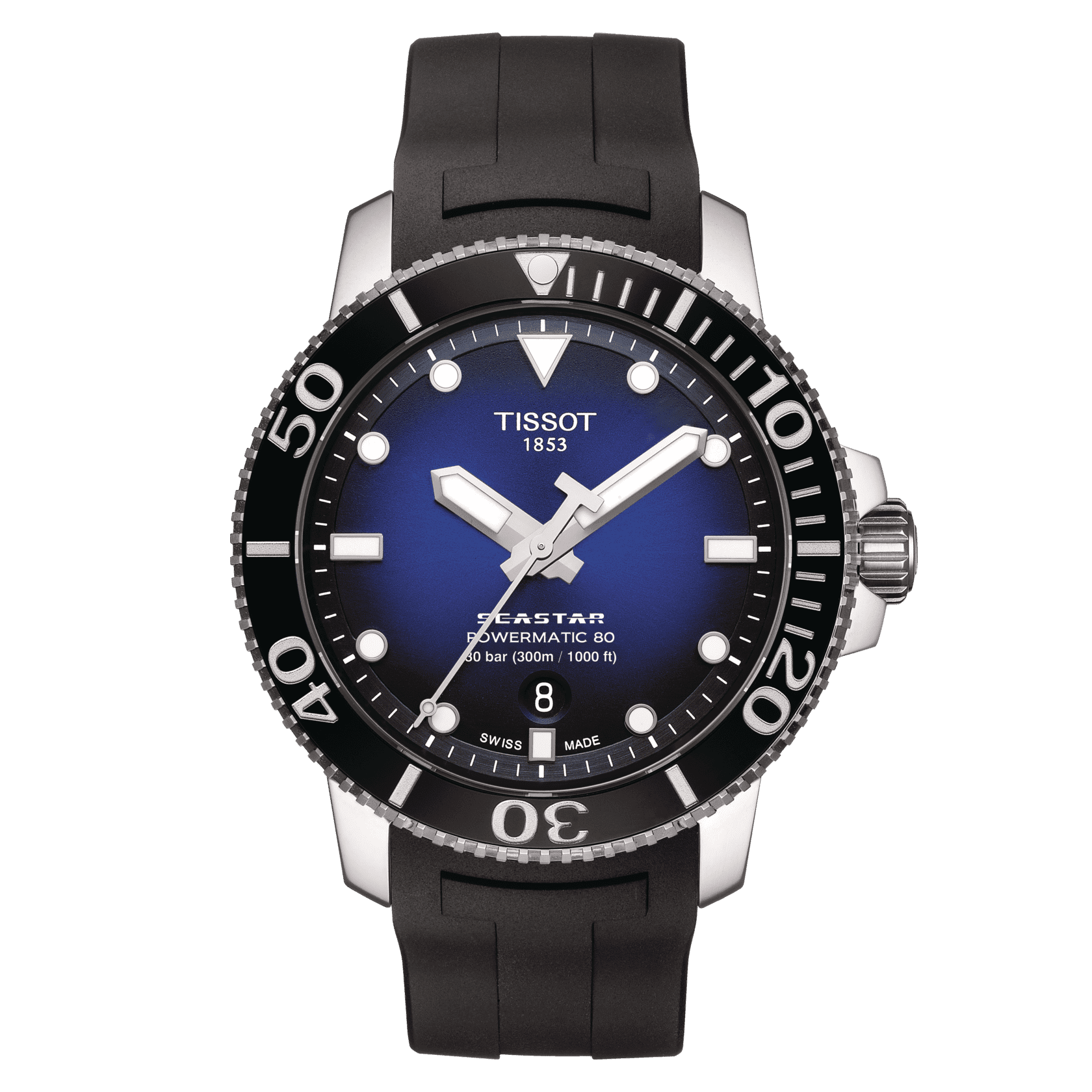 Tissot Seastar 1000 Powermatic 80 - miesten rannekello T1204071704100 - Puustjärven Kello & Kulta