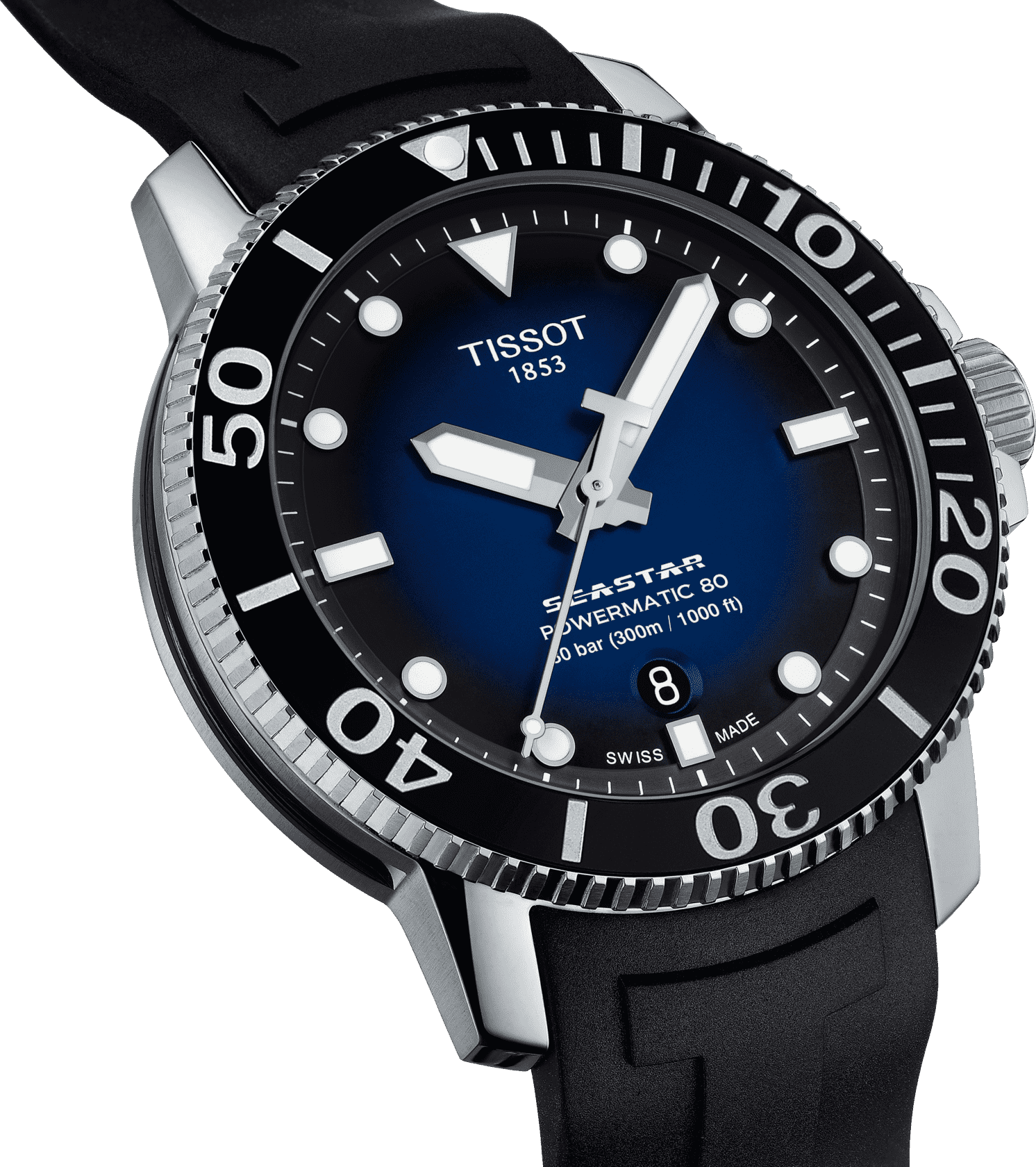 Tissot Seastar 1000 Powermatic 80 - miesten rannekello T1204071704100 - Puustjärven Kello & Kulta
