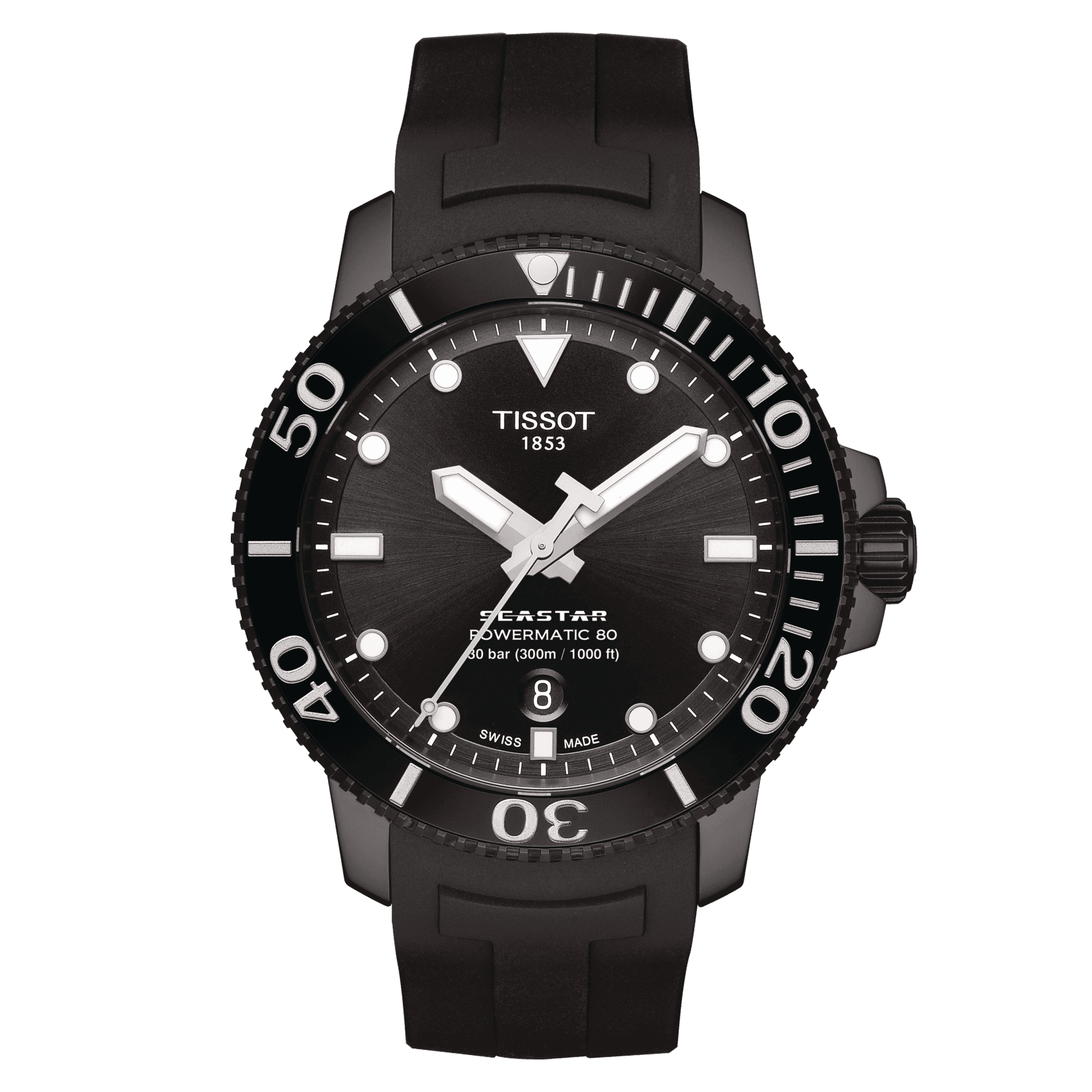 Tissot Seastar 1000 Powermatic 80 - miesten rannekello T1204073705100 - Puustjärven Kello & Kulta