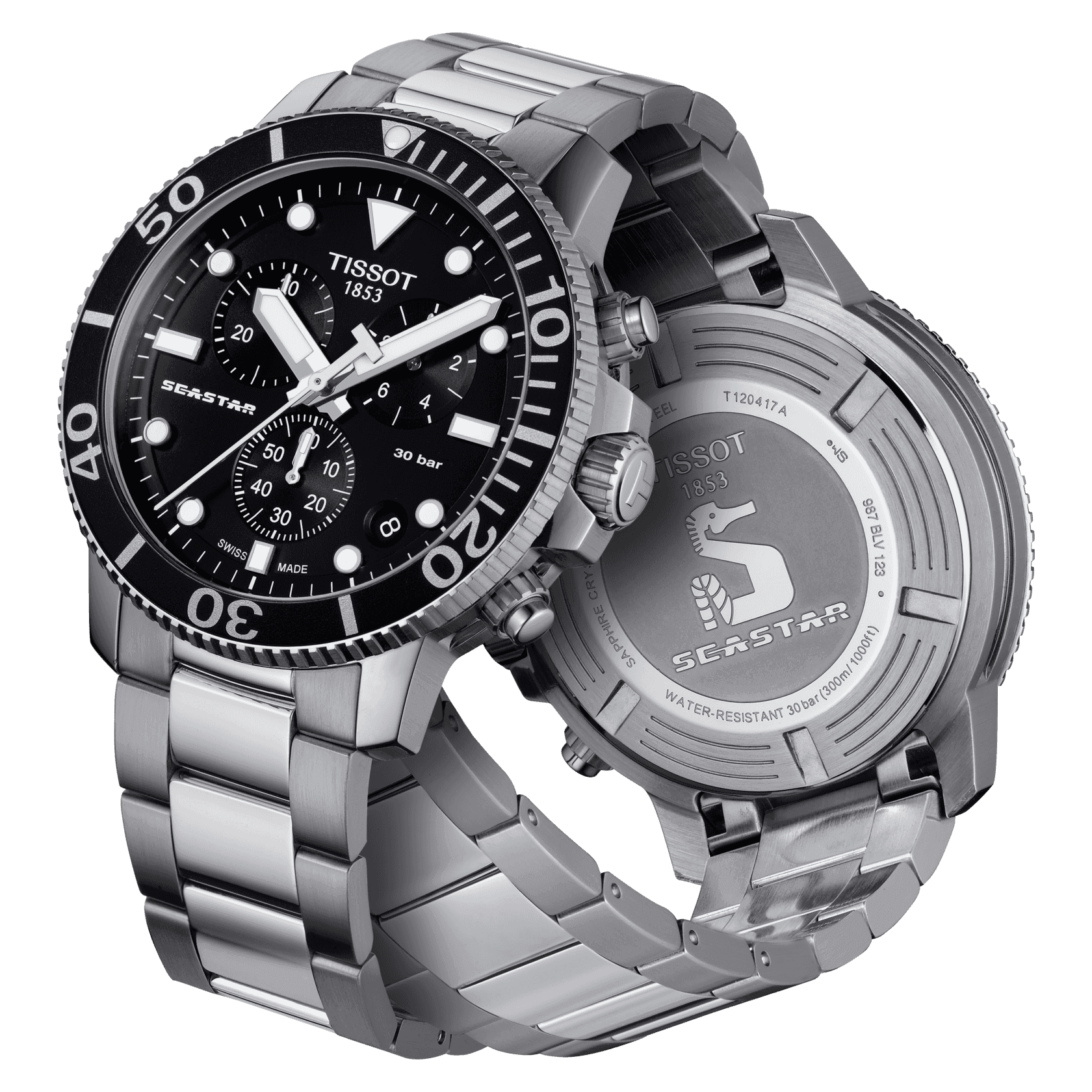 Tissot Seastar 1000 Chronograph - miesten rannekello T1204171105100 - Puustjärven Kello & Kulta