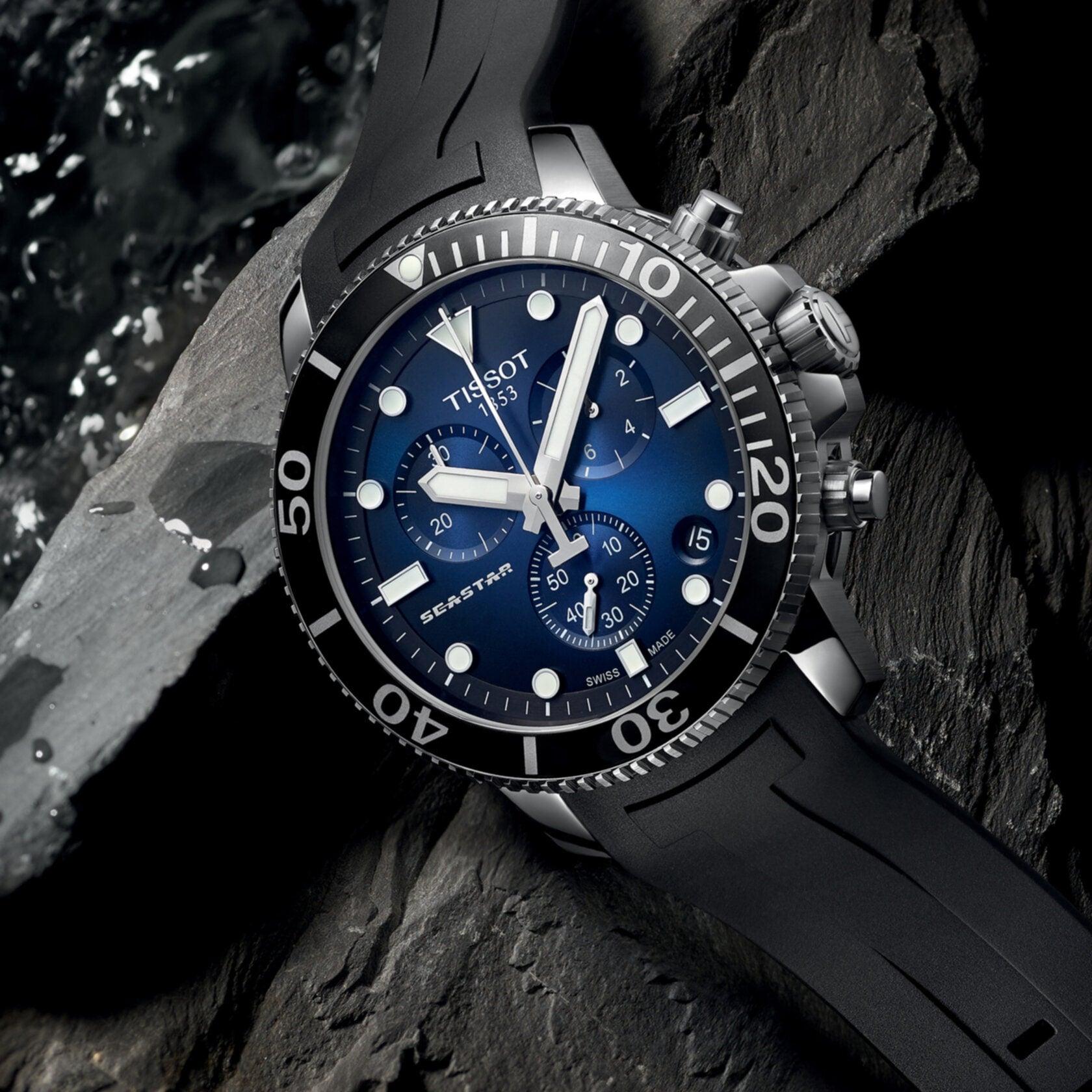 Tissot Seastar 1000 Chronograph - miesten rannekello T1204171704100 - Puustjärven Kello & Kulta