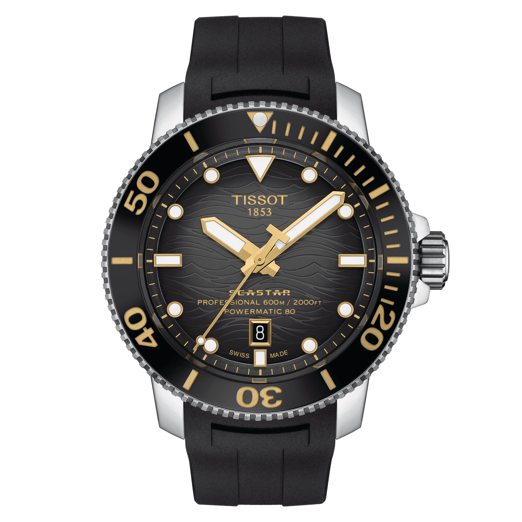 Tissot Seastar 2000 Professional Powermatic 80 - miesten rannekello T1206071744101 - Puustjärven Kello & Kulta