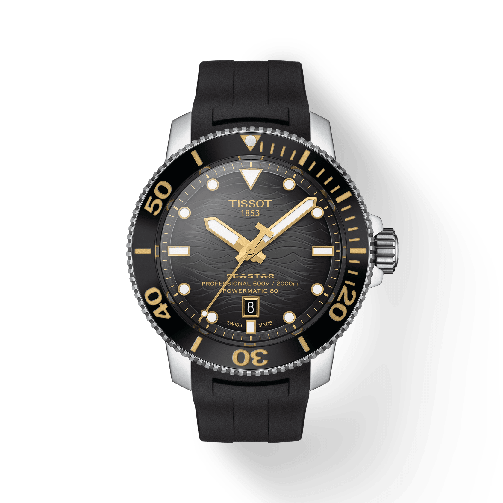 Tissot Seastar 2000 Professional Powermatic 80 - miesten rannekello T1206071744101 - Puustjärven Kello & Kulta