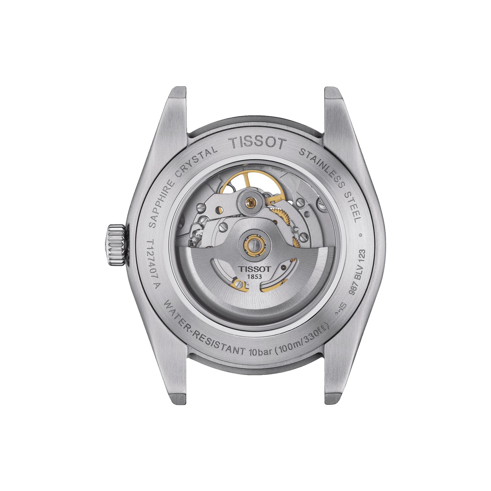 Tissot Gentleman Powermatic 80 Open Heart - miesten rannekello T1274071103101 - Puustjärven Kello & Kulta