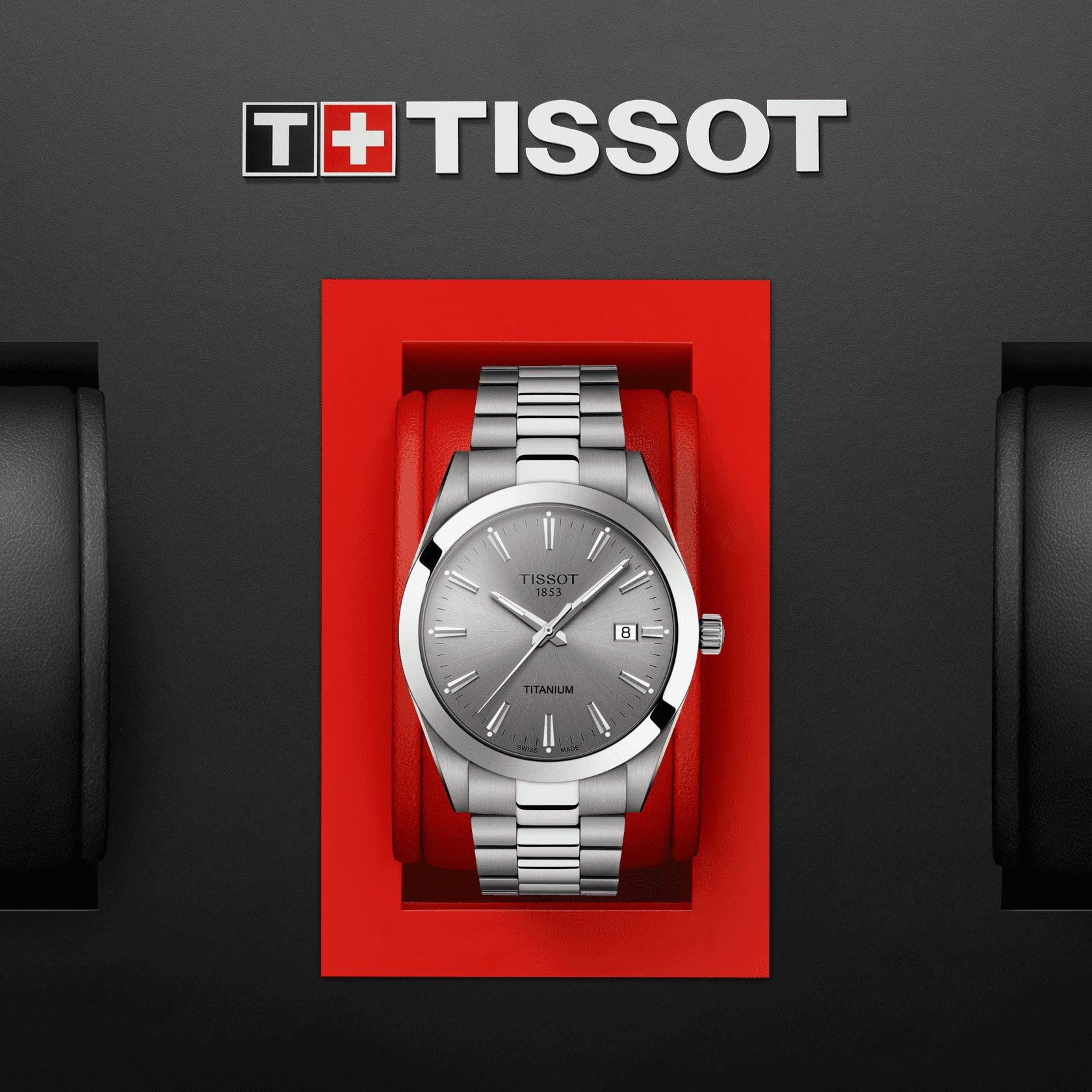 Tissot Gentleman Titanium Quartz - miesten rannekello T1274104408100 - Puustjärven Kello & Kulta