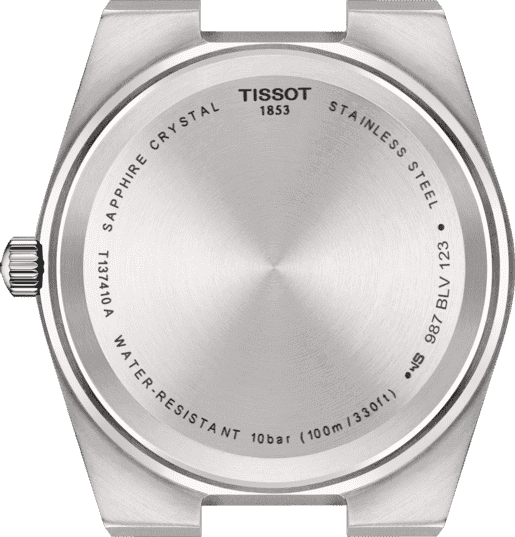 Tissot PRX Quartz rannekello valkoisella silikoni/kumirannekkeeella T1374101701100 - Puustjärven Kello & Kulta