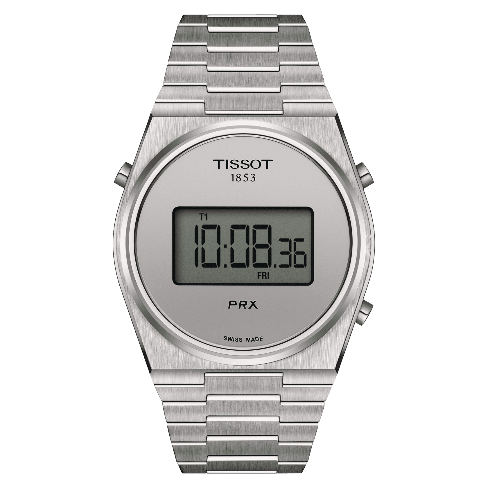 Tissot PRX Digital silver rannekello T1374631103000 - Puustjärven Kello & Kulta