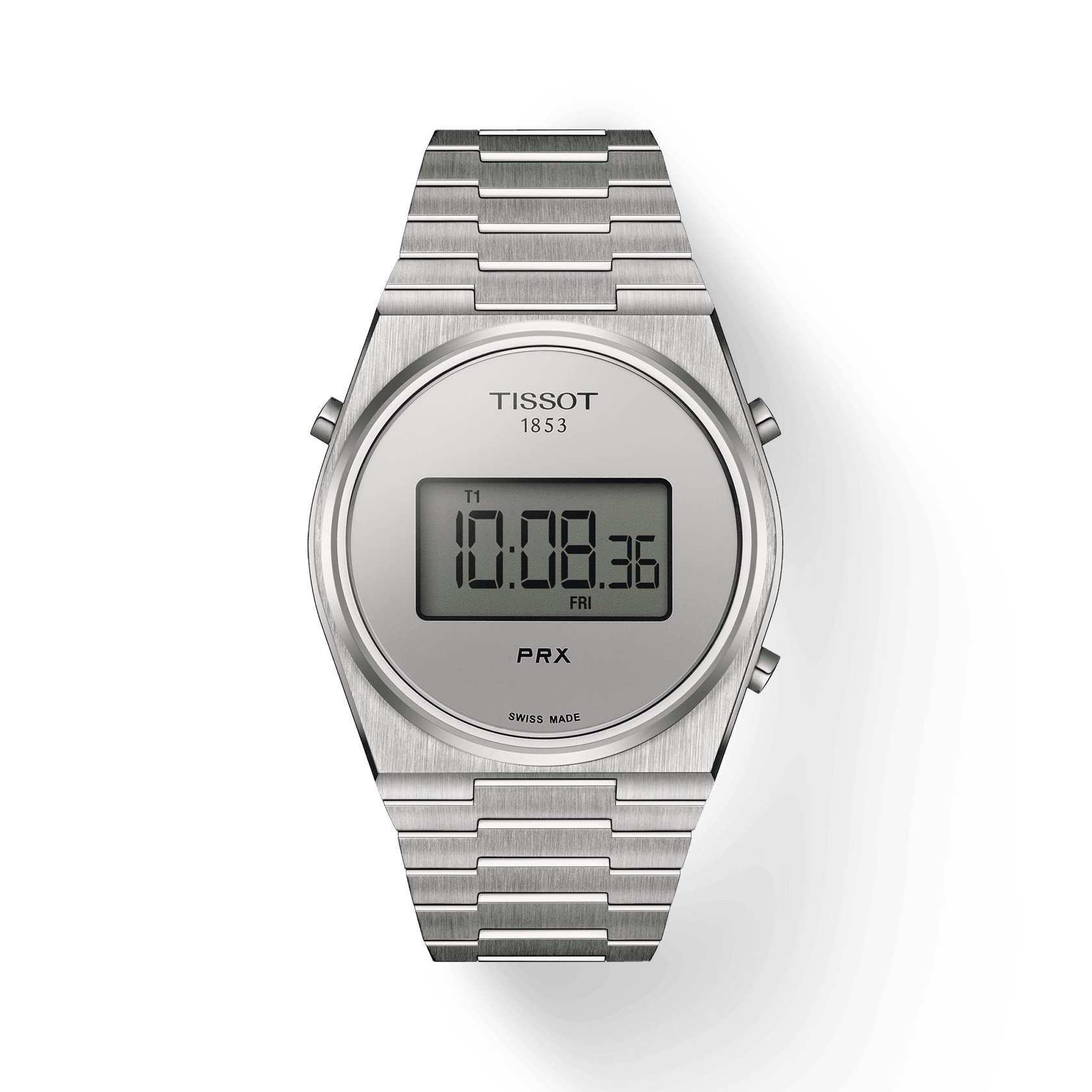 Tissot PRX Digital silver rannekello T1374631103000 - Puustjärven Kello & Kulta
