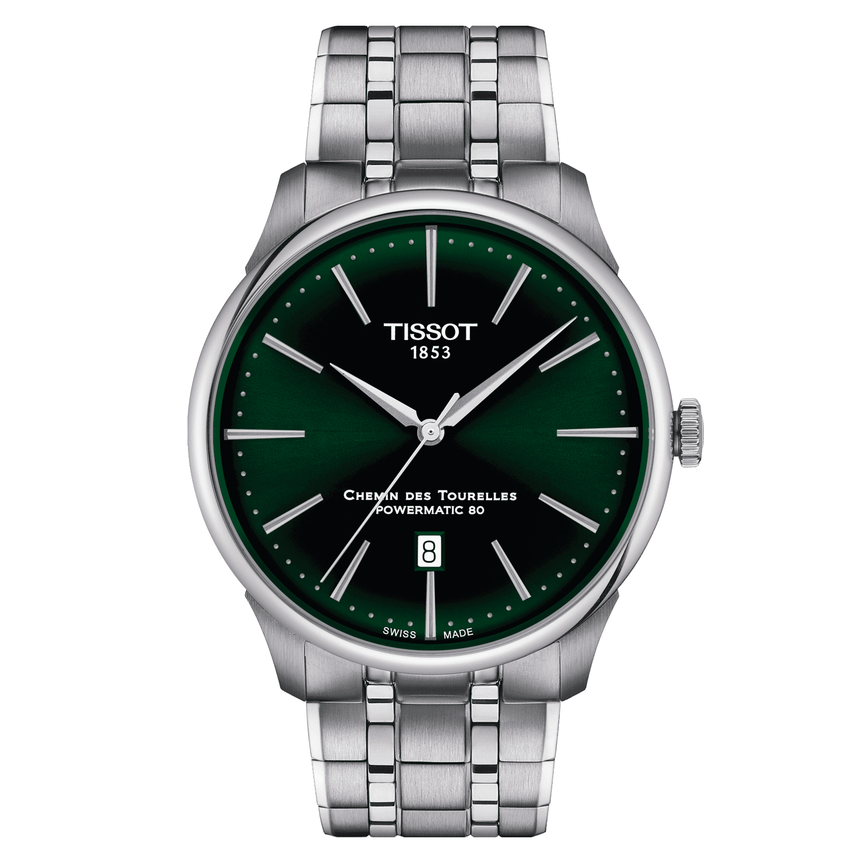 Tissot Chemin Les Tourelles miesten Powermatic 80 rannekello T1394071109100 - Puustjärven Kello & Kulta