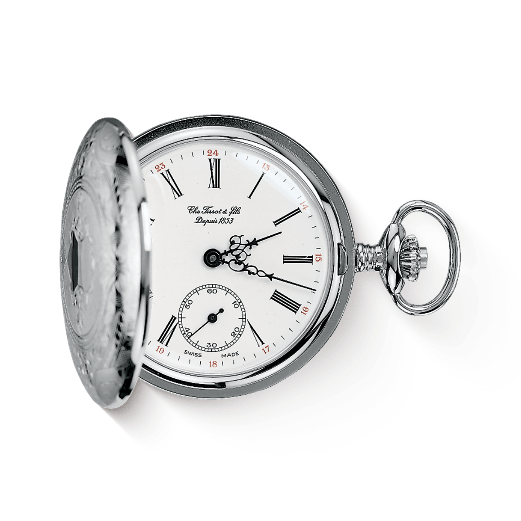 Tissot Savonnette mechanical taskukello T83640113 - Puustjärven Kello & Kulta