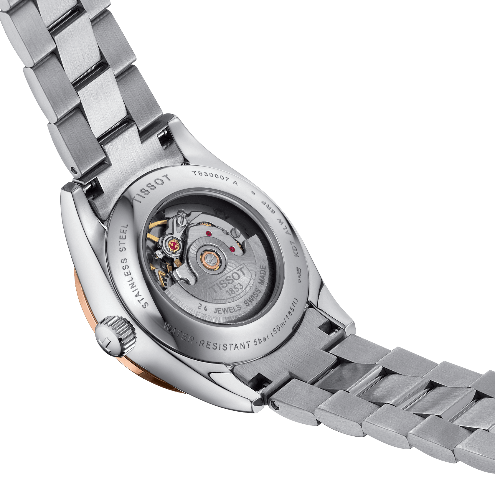 Tissot T-My Lady Automatic 18K Gold - naisten rannekello T9300074103100 - Puustjärven Kello & Kulta