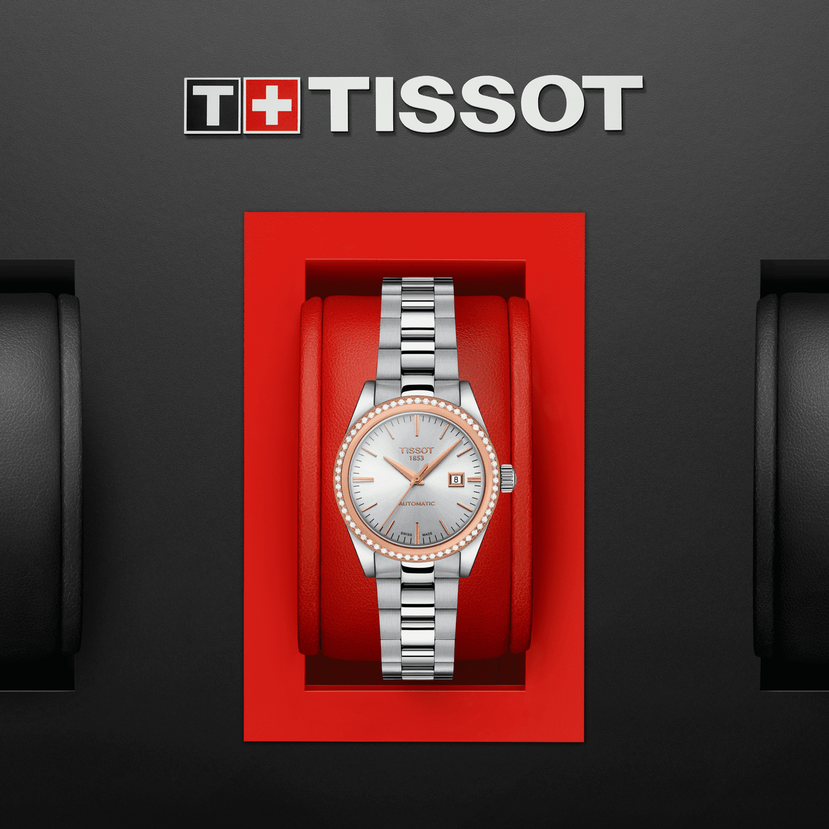 Tissot T-My Lady Automatic 18K Gold - naisten rannekello T9300074103100 - Puustjärven Kello & Kulta