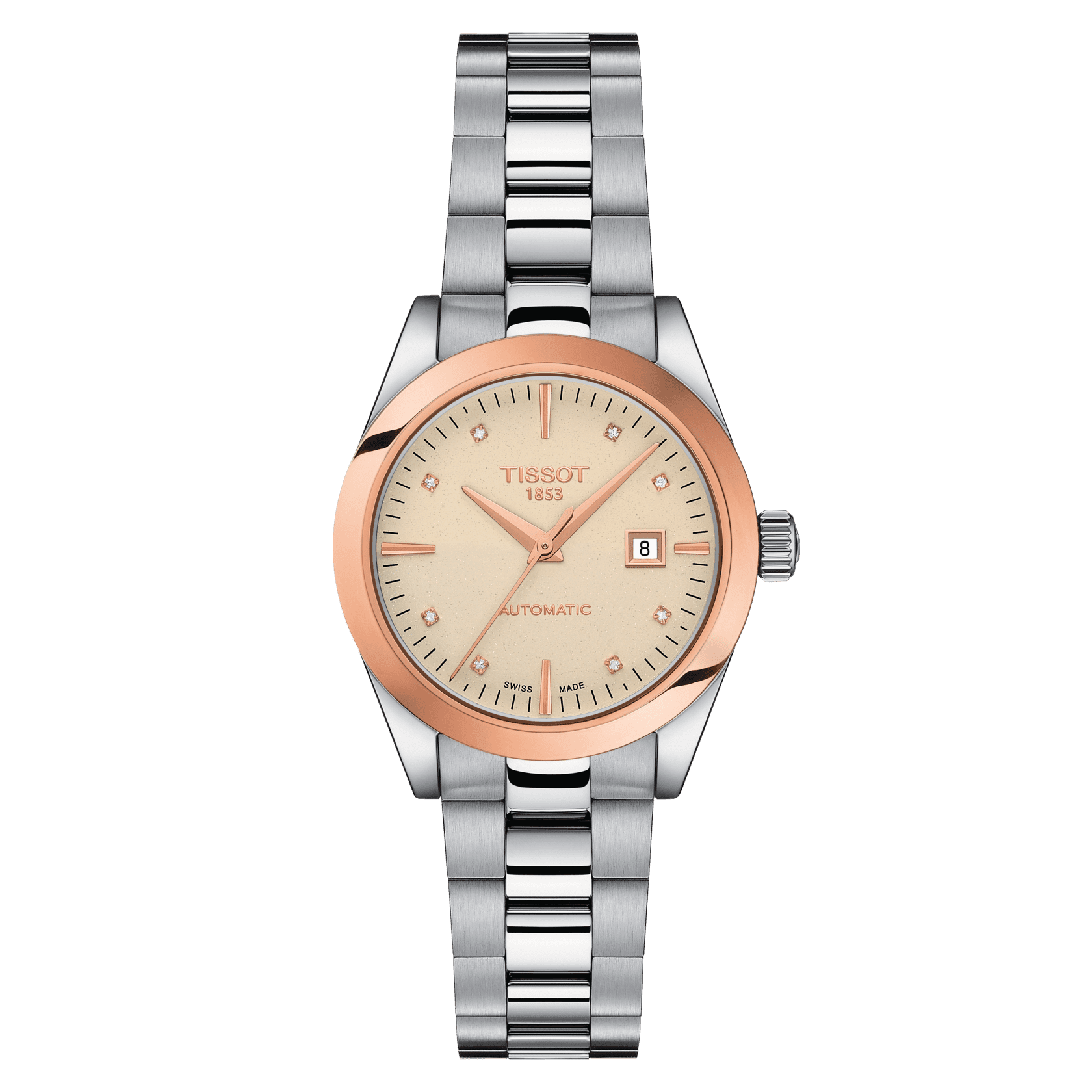 Tissot T-My Lady Automatic 18K Gold - naisten rannekello T9300074103100 - Puustjärven Kello & Kulta
