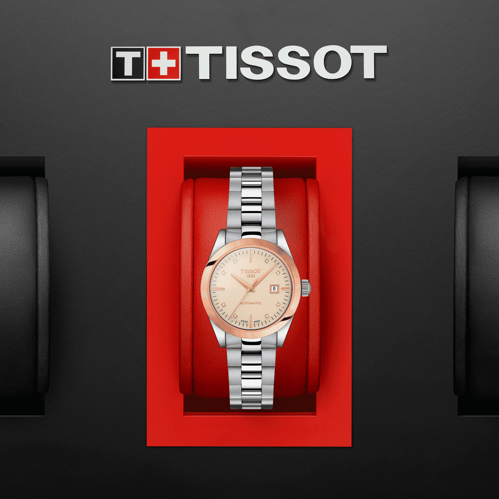 Tissot T-My Lady Automatic 18K Gold - naisten rannekello T9300074103100 - Puustjärven Kello & Kulta