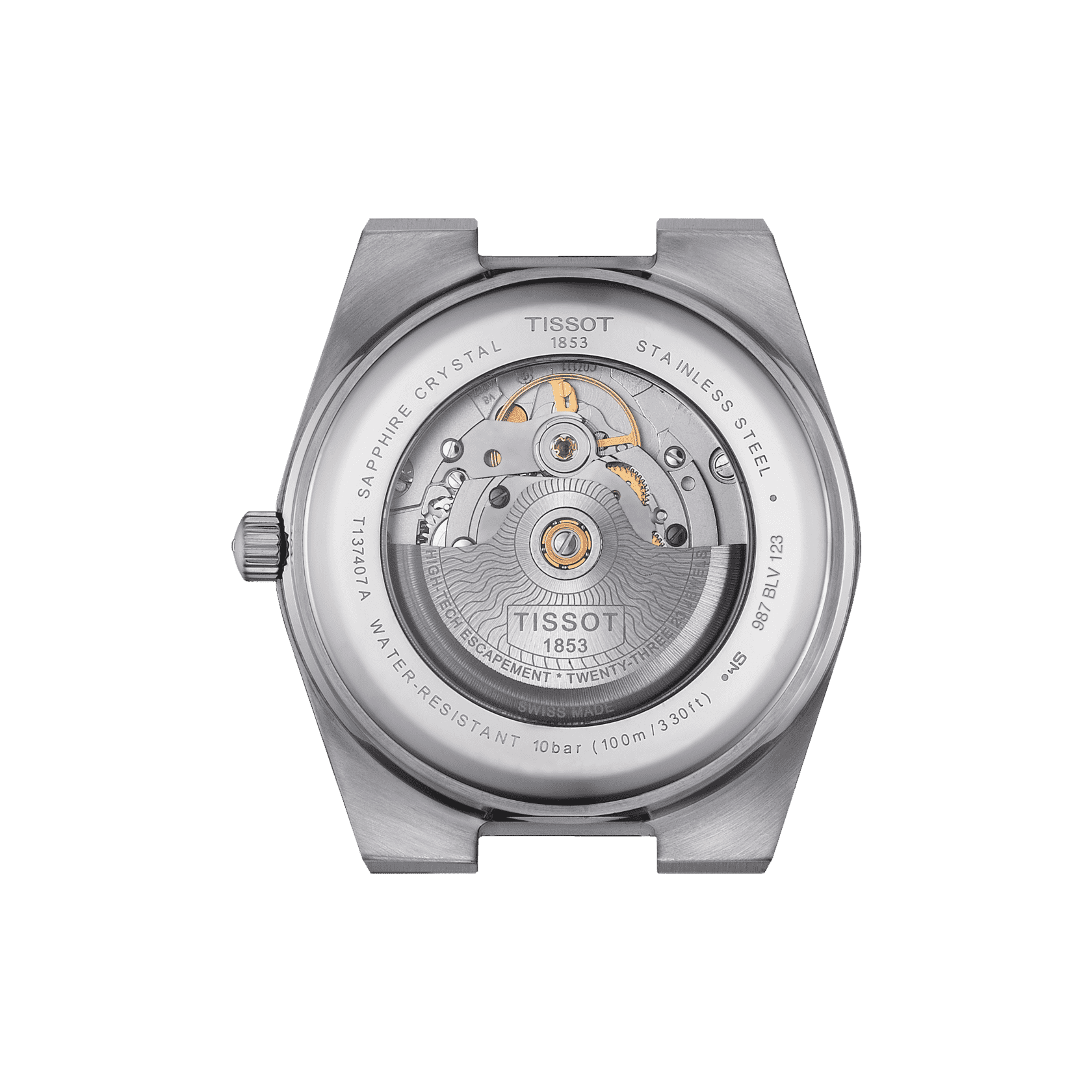 Tissot PRX Powermatic 80 Steel & 18K Gold Bezel - miesten rannekello T9314074104100 - Puustjärven Kello & Kulta