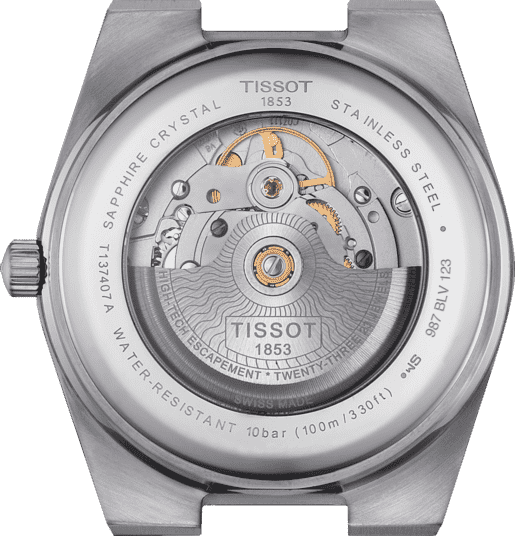 Tissot PRX Powermatic 80 Steel & 18K Gold Bezel - miesten rannekello T9314074104100 - Puustjärven Kello & Kulta