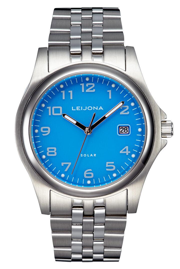5012-2590 Leijona Solar Azure Blue miesten rannekello Limited Edition - Puustjärven Kello & Kulta