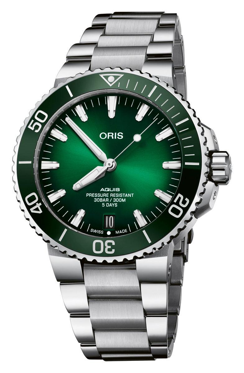 Oris Aquis Date Cal.400 01-400-7763-4157-1 - Puustjärven Kello & Kulta