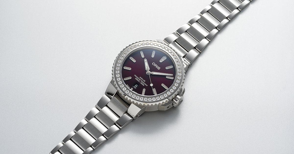 Oris Aquis Date Diamond rannekello 01-733-7766-4998-1 - Puustjärven Kello & Kulta