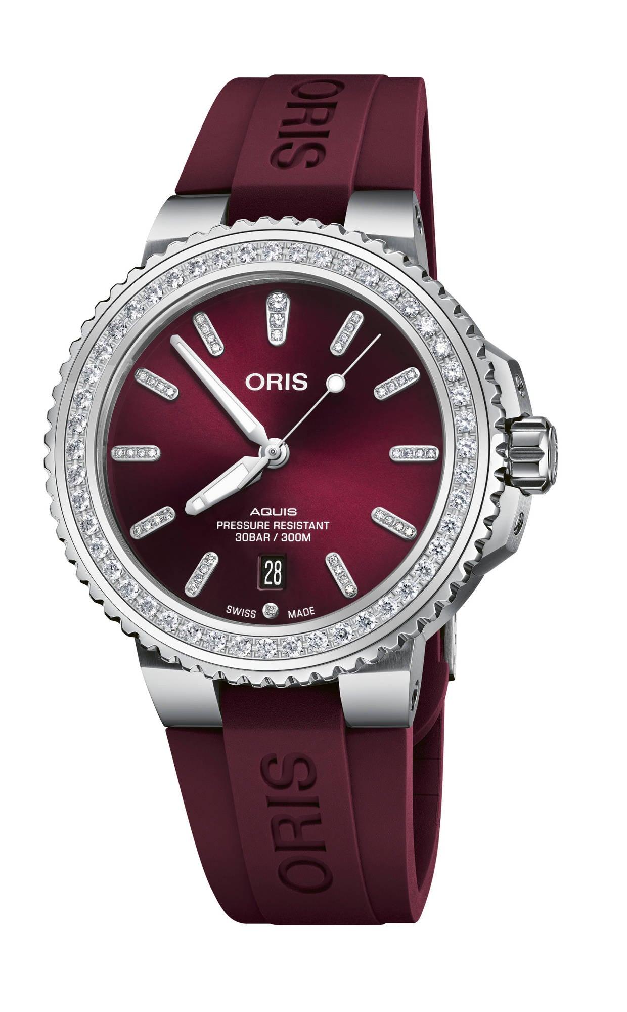 Oris Aquis Date Diamond rannekello 01-733-7766-4998-1 - Puustjärven Kello & Kulta