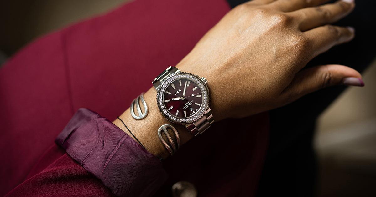 Oris Aquis Date Diamond rannekello 01-733-7766-4998-1 - Puustjärven Kello & Kulta