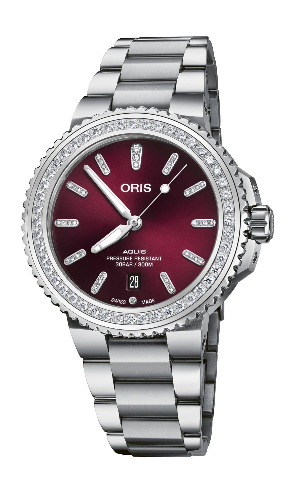 Oris Aquis Date Diamond rannekello 01-733-7766-4998-1 - Puustjärven Kello & Kulta