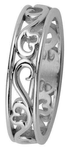 Laurel korusormus valkokulta - Puustjärven Kello & Kulta