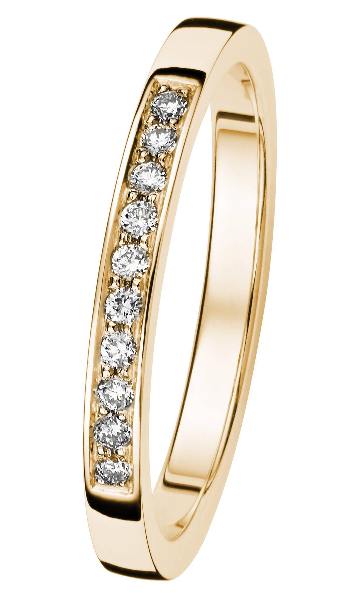 Kohinoor Stella - keltakultainen timanttisormus 033-240-10-160 - Puustjärven Kello & Kulta