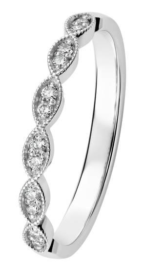 Kohinoor Clara-rivitimanttisormus 12x0,01ct H/Si - Puustjärven Kello & Kulta