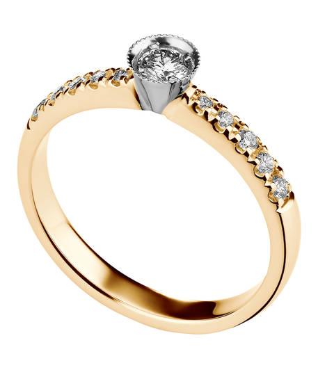 Kohinoor 033-403-30 Sofia 0,30ct timanttisormus - Puustjärven Kello & Kulta