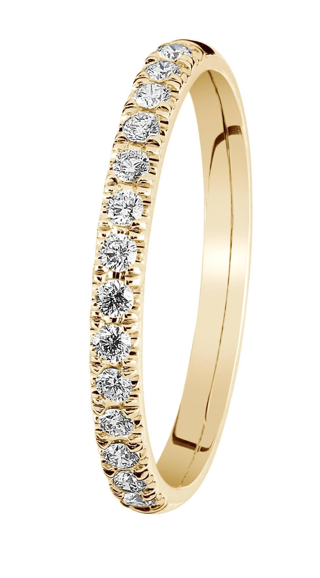 Kohinoor Vega - keltakultainen timanttisormus 033-445-21 - Puustjärven Kello & Kulta