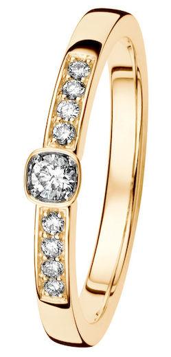 Stella 0,07+8x0,01ct W/Si sormus - Puustjärven Kello & Kulta