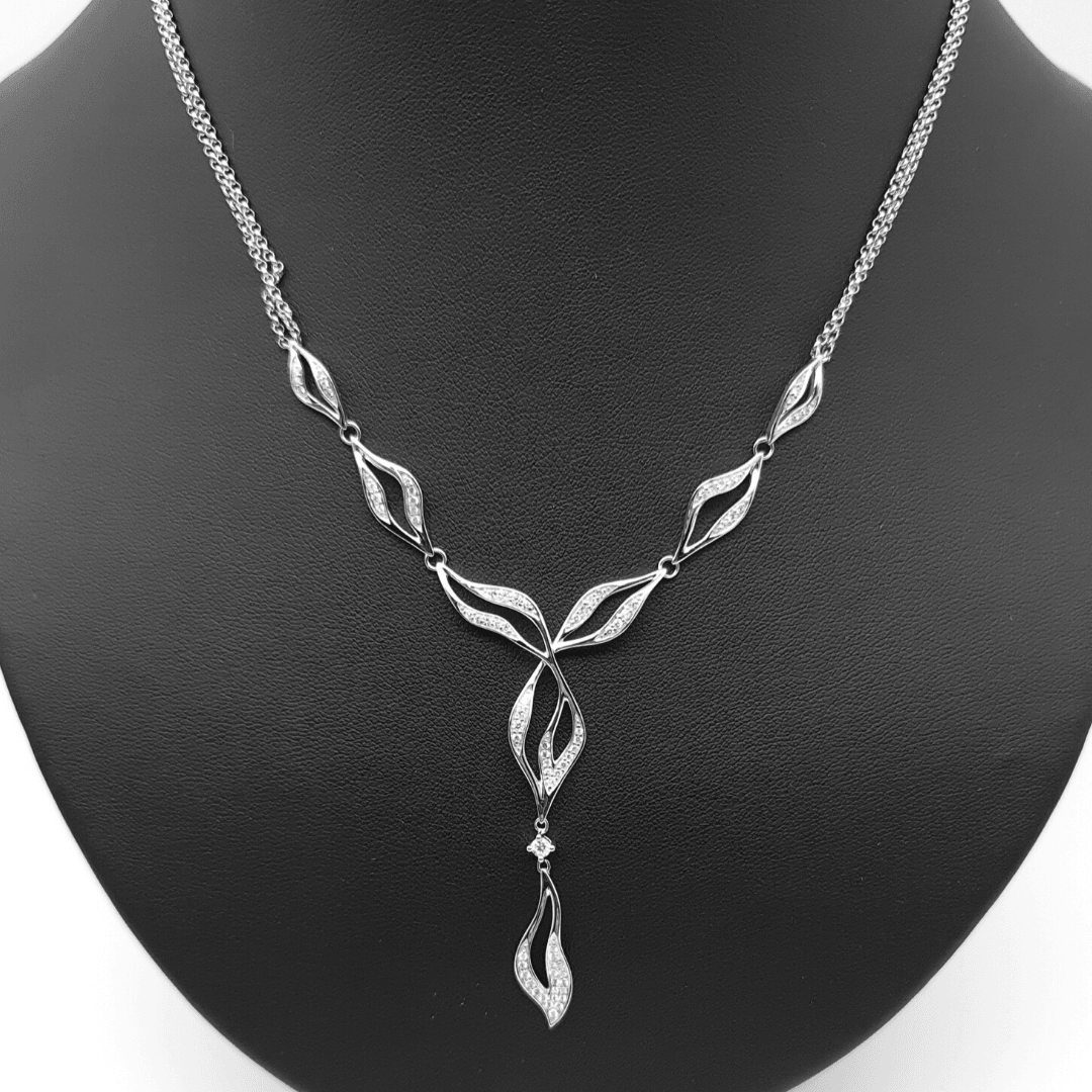 0,78ct H/Si Timanttikaulakoru VK - Puustjärven Kello & Kulta