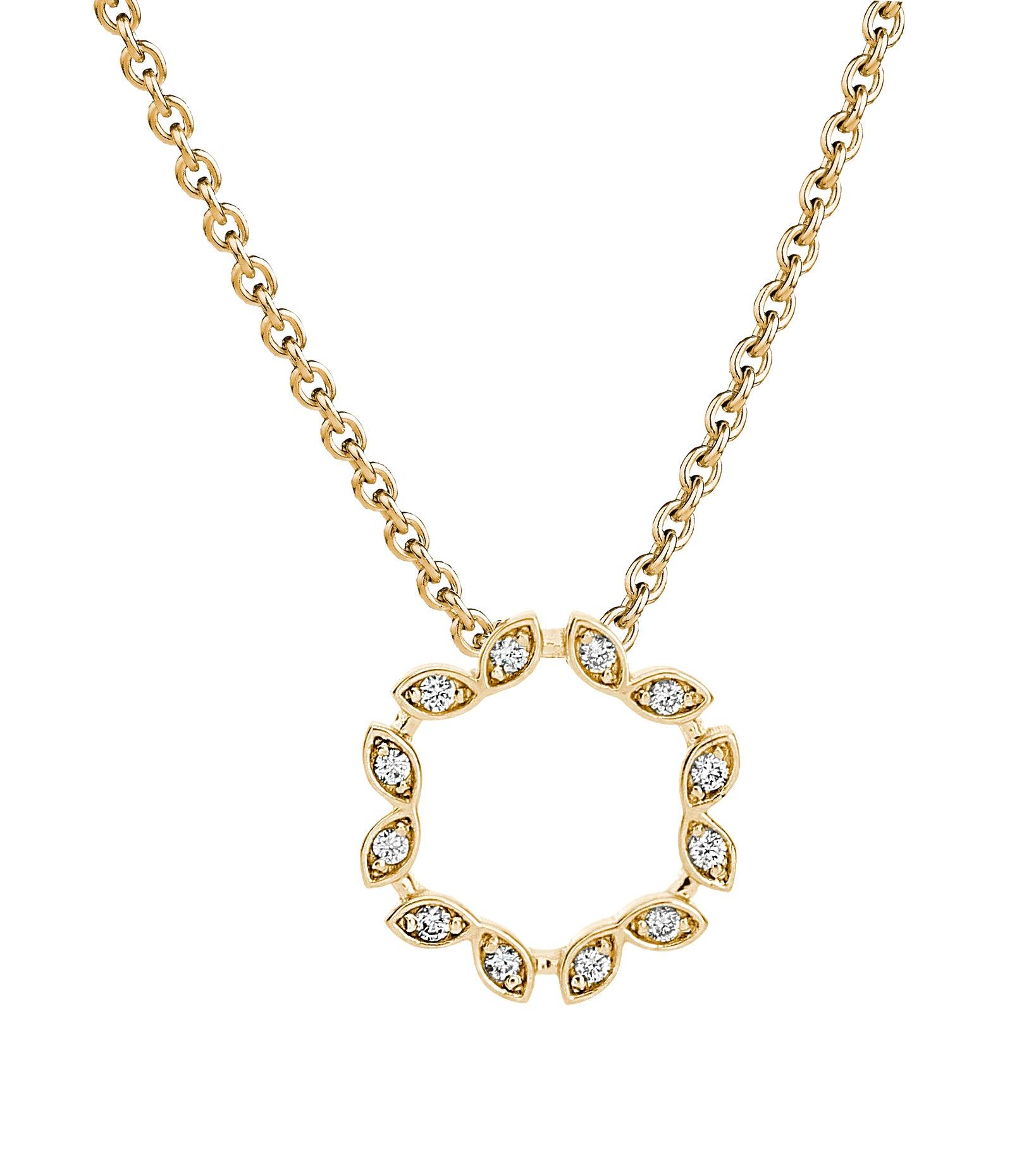 Swan sormus 0,09ct H/Si keltakulta - Puustjärven Kello & Kulta