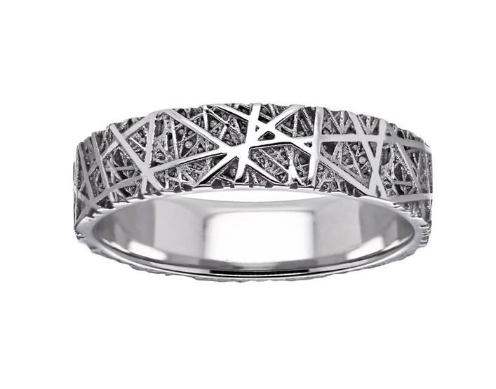 Festive Routa sormus 5mm 14K valkokulta - Puustjärven Kello & Kulta