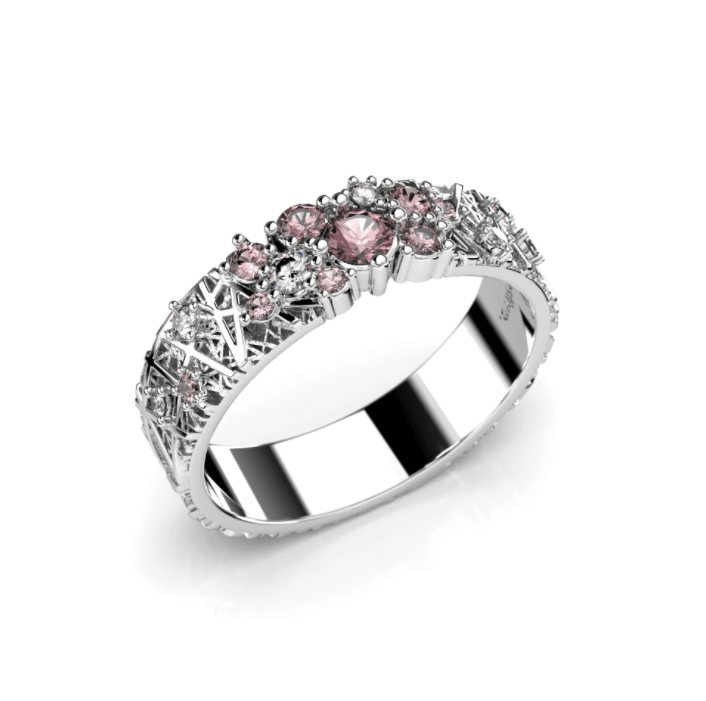 Festive Routa Rakka - valkokultainen timanttisormus 14-627-033P-VK-150 - Puustjärven Kello & Kulta