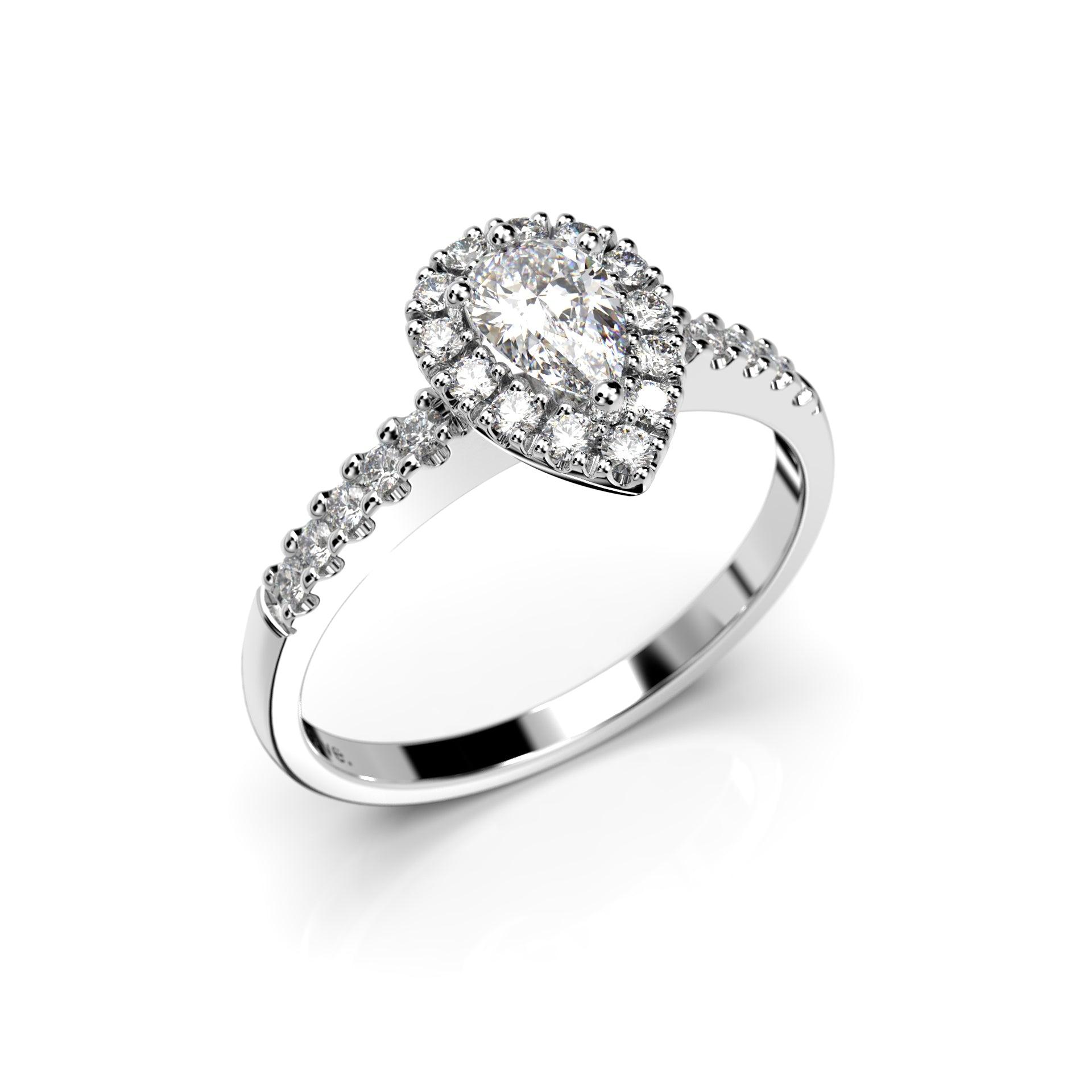 Festive Penelope - valkokultainen timanttisormus 14-641-053-VK-150 - Puustjärven Kello & Kulta