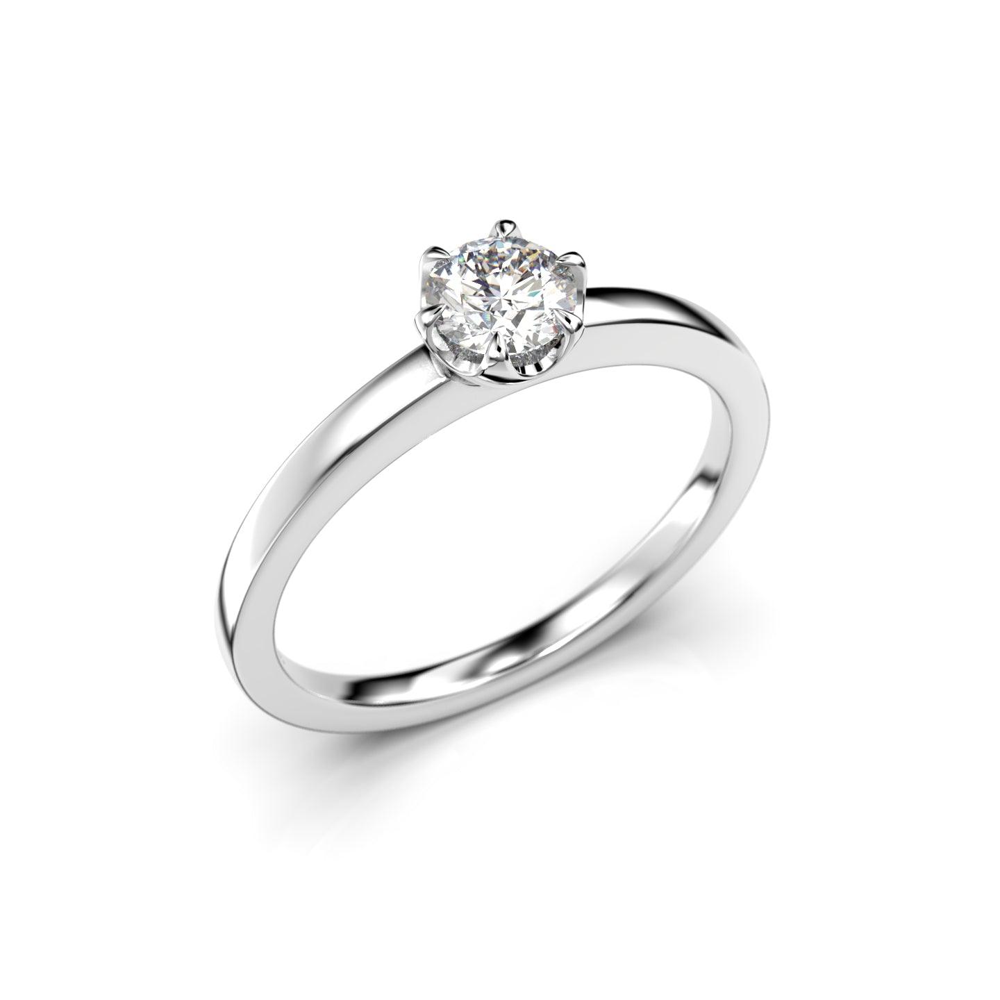 Festive Adele - valkokultainen timanttisormus 14-651-030-VK-150 - Puustjärven Kello & Kulta