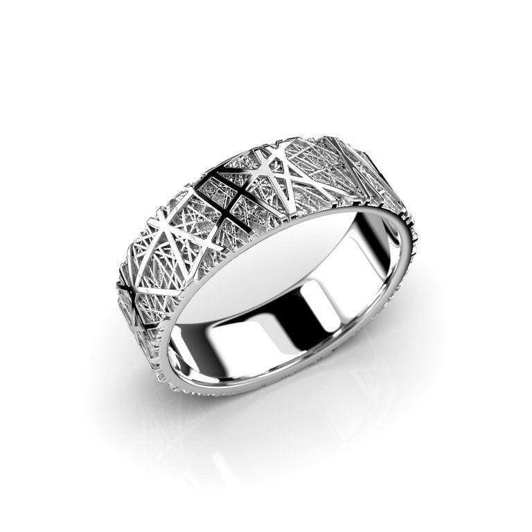 Routa 6,5mm sormus 14K valkokulta - Puustjärven Kello & Kulta