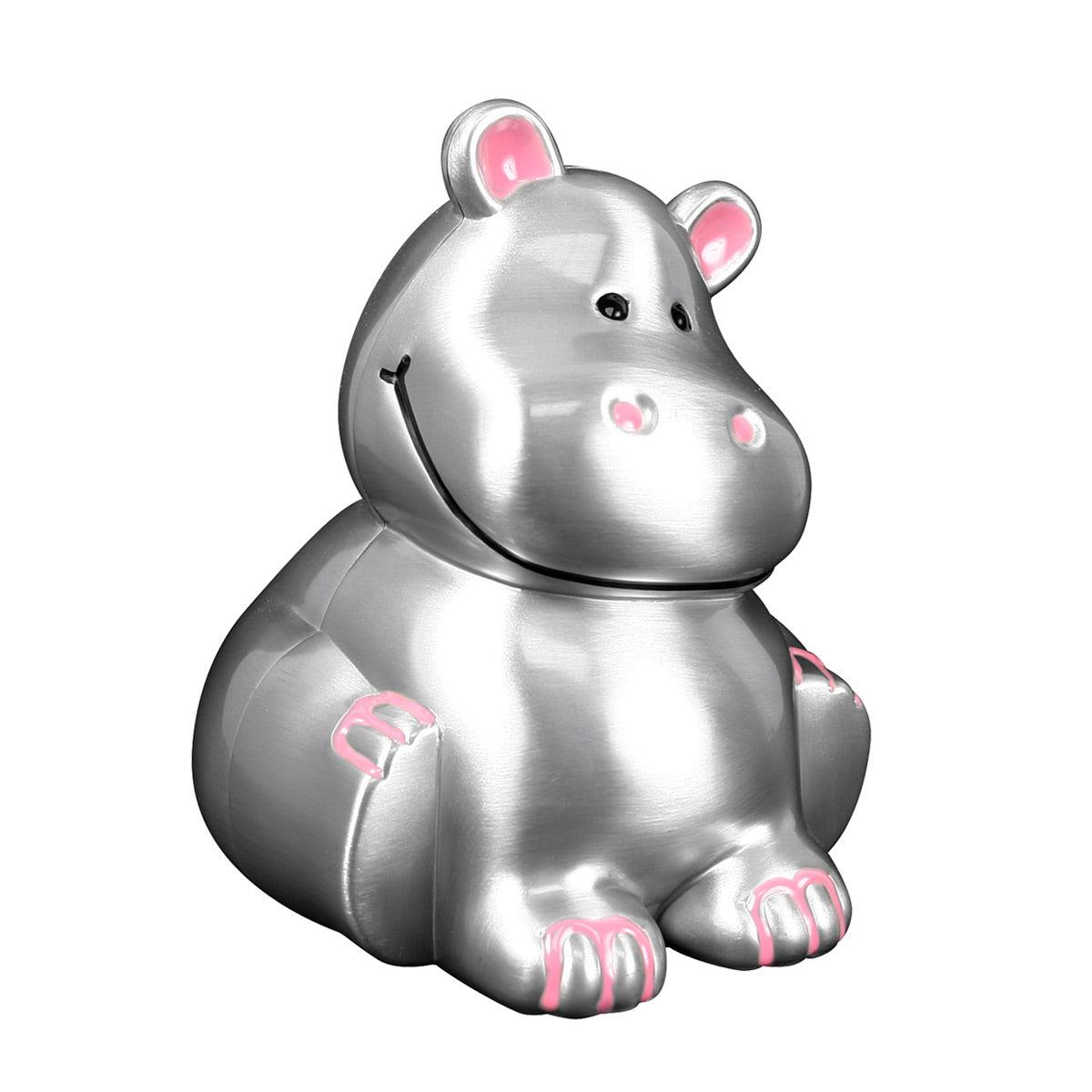 Hippo säästölipas metalliseos/pinkki emali - Puustjärven Kello & Kulta